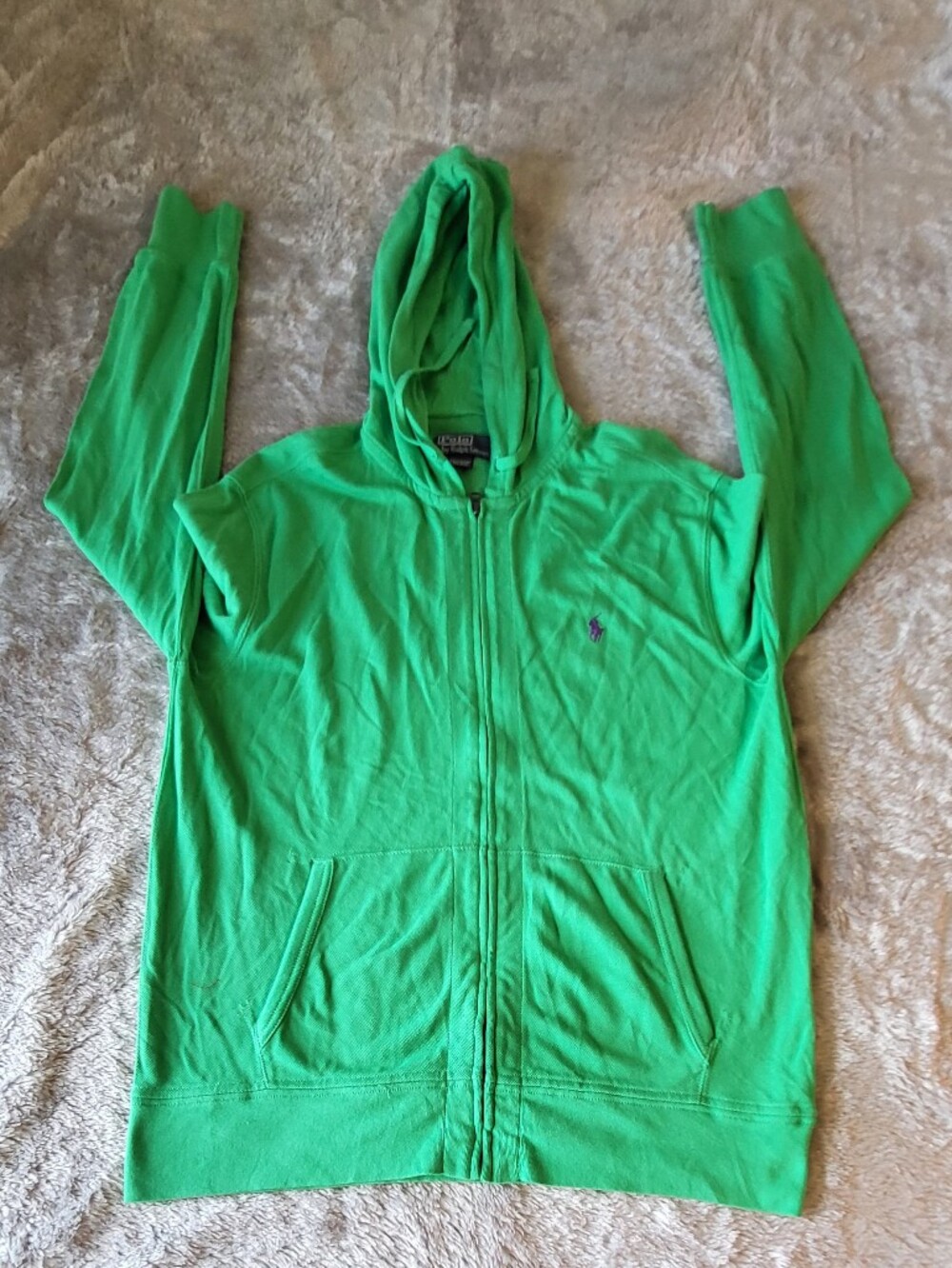 Ralph Lauren Bright Green Polo Hoodie